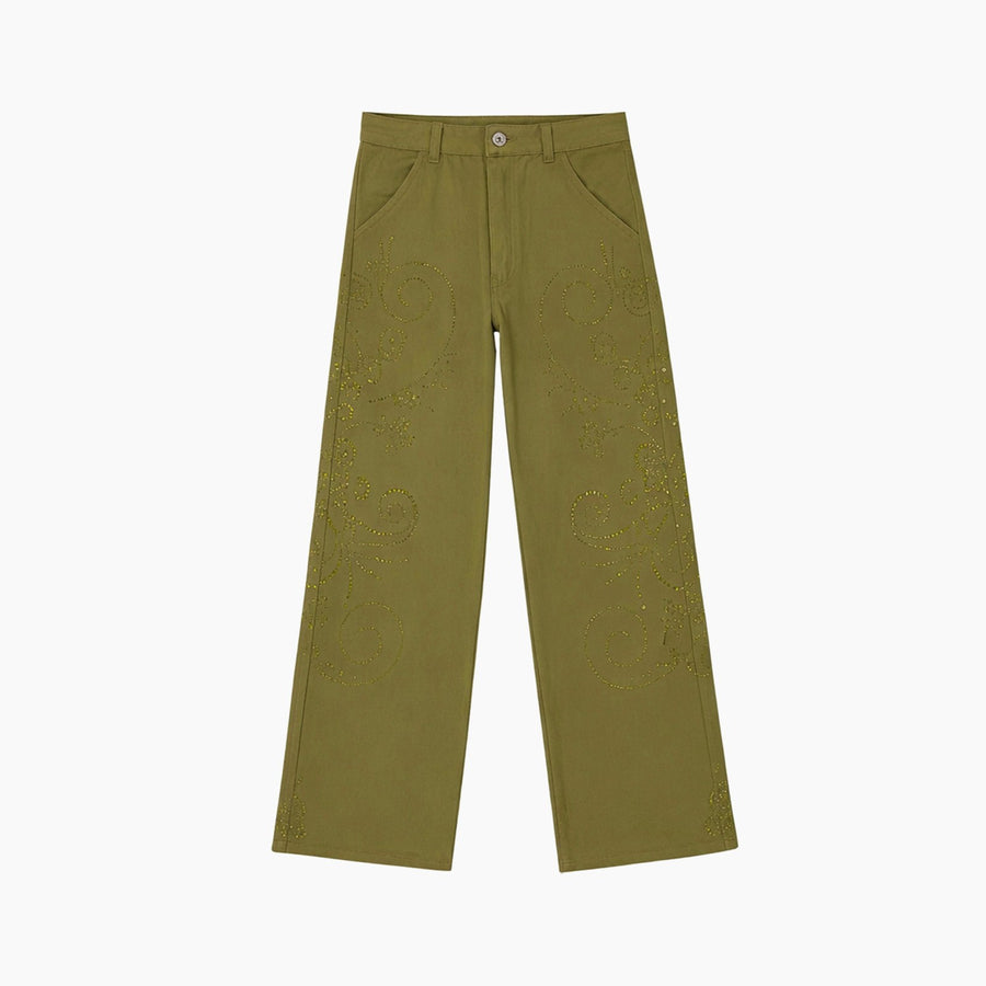 Baya Rhinestones Denim Pant