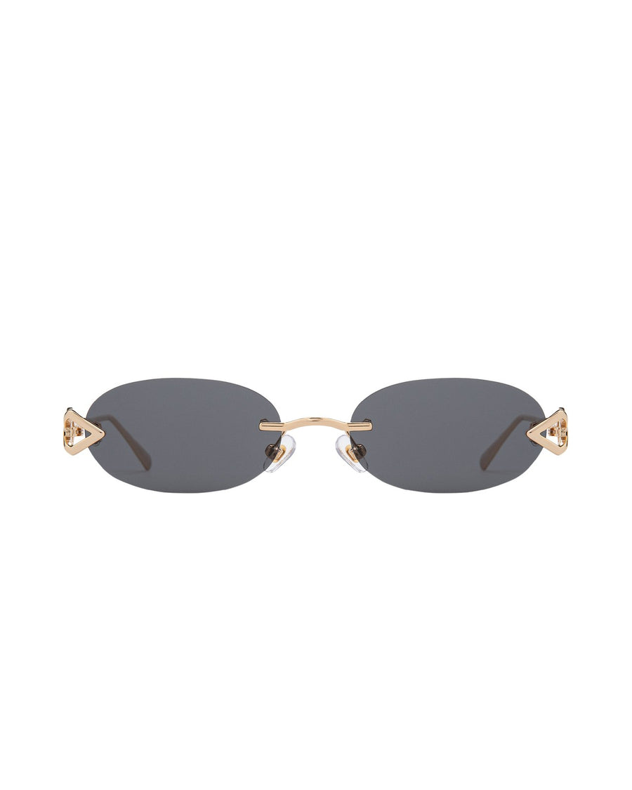 Cleo Sunglasses - Black on Gold