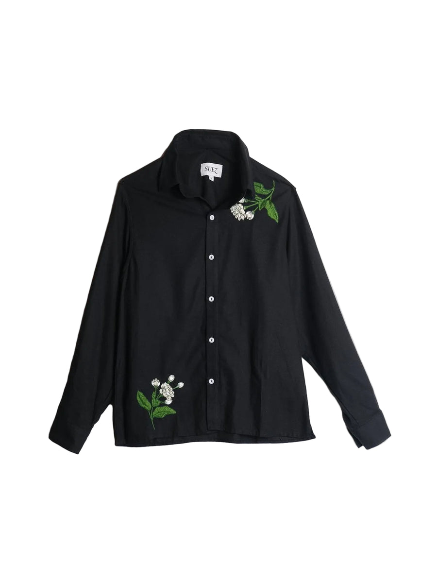 Hand Embroidered Jasmine Shirt