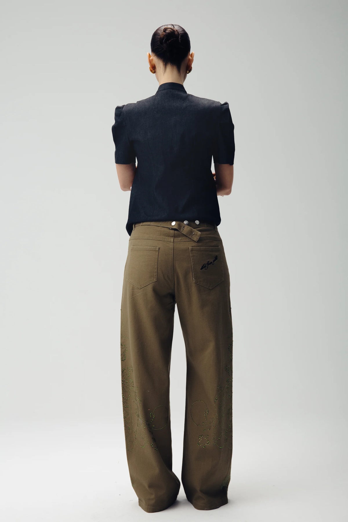 Baya Rhinestones Denim Pant