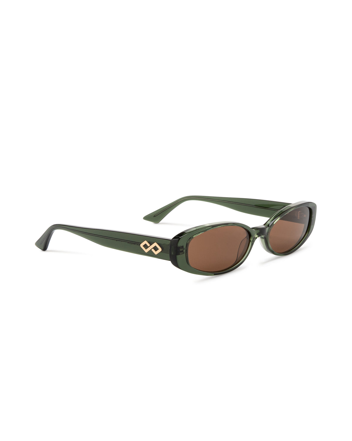 Rio Sunglasses - Brown on Olive