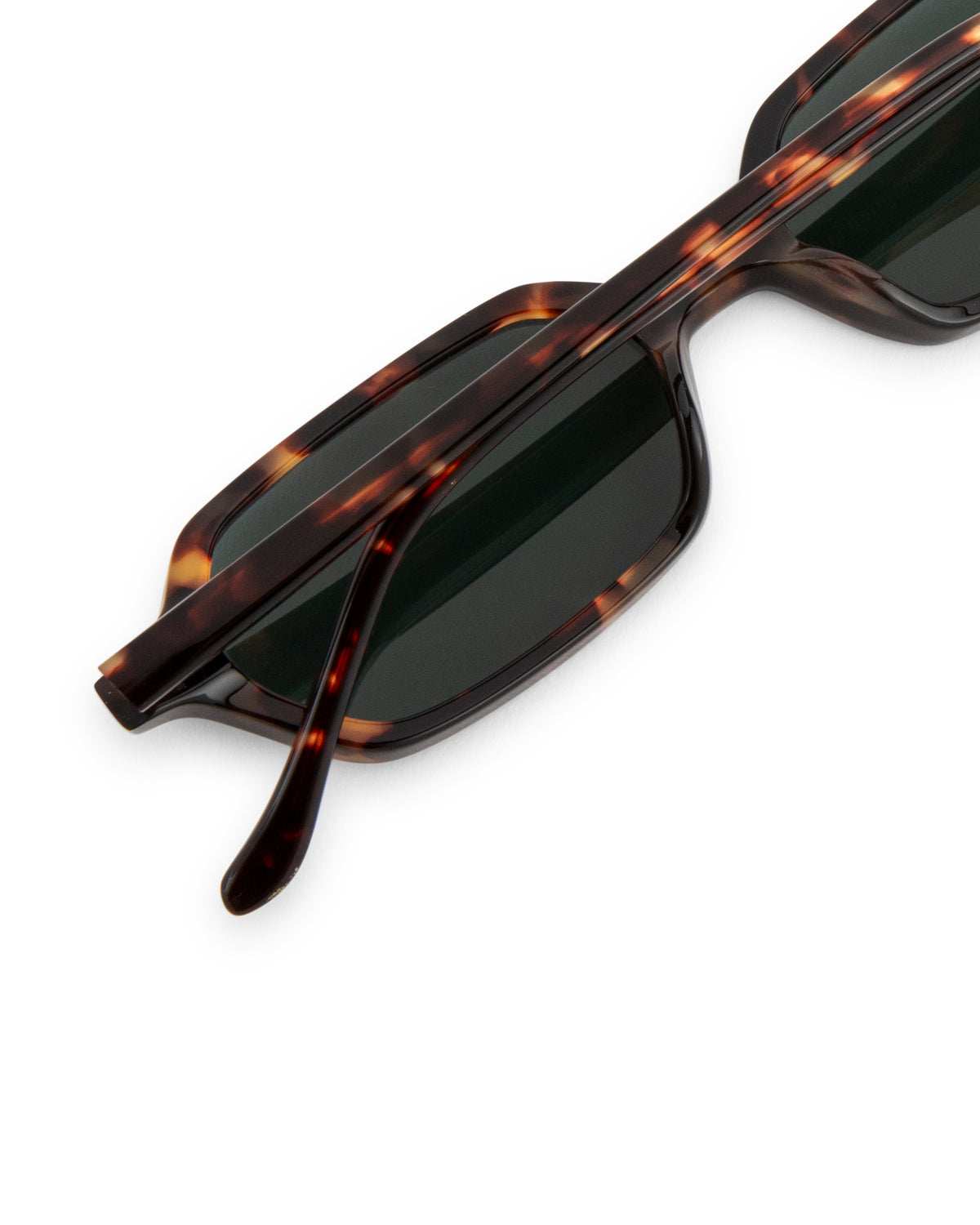 Sara Sunglasses - Green on Tortoise