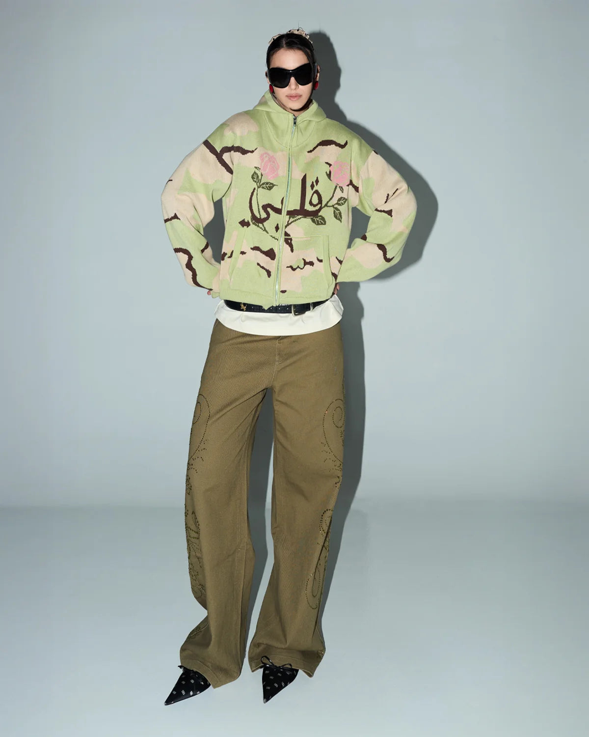 Lili Camo Roses Knit