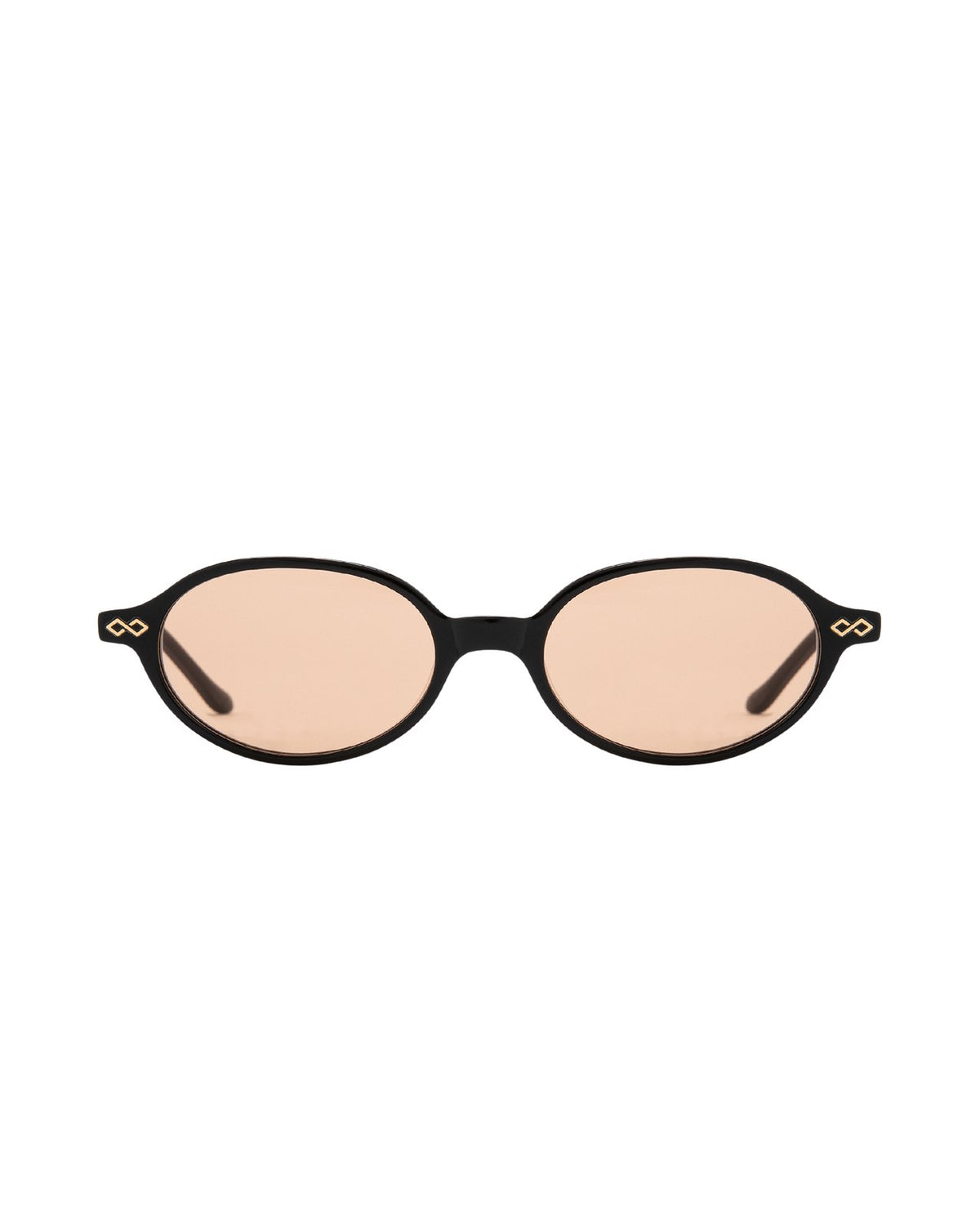 Noor Sunglasses - Orange on Black