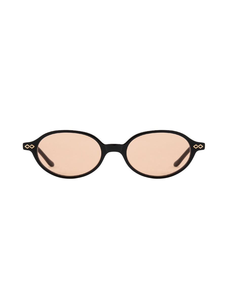 Noor Sunglasses - Orange on Black