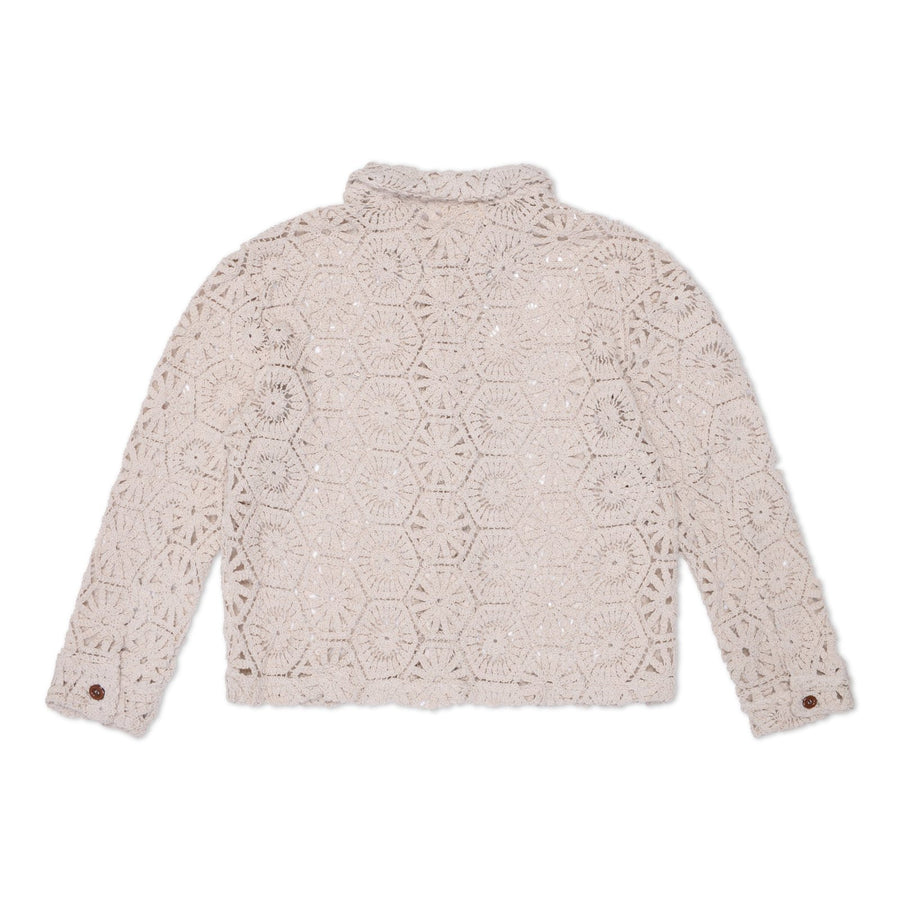 OG Long Sleeve Crochet Shirt