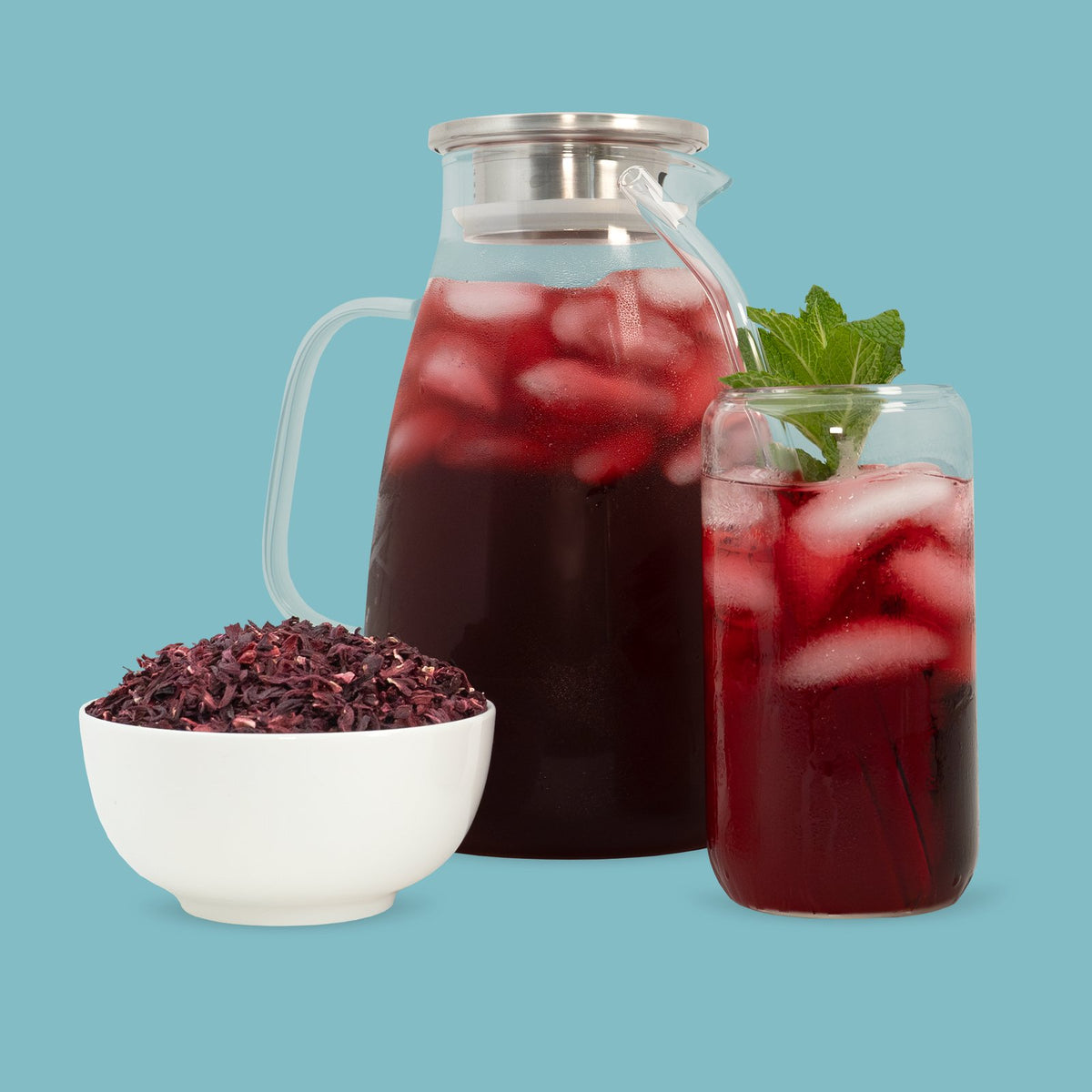 Organic Egyptian Hibiscus Leaves - 8oz
