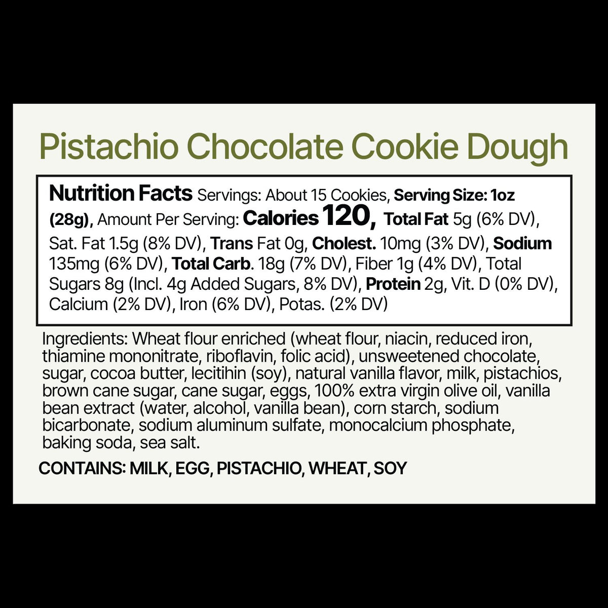 Pistachio Cookie Dough