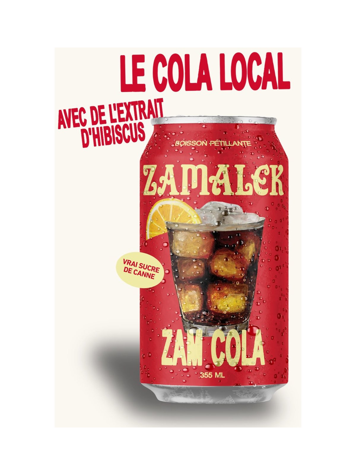 Zamalek Hibiscus Cola (355ml can)