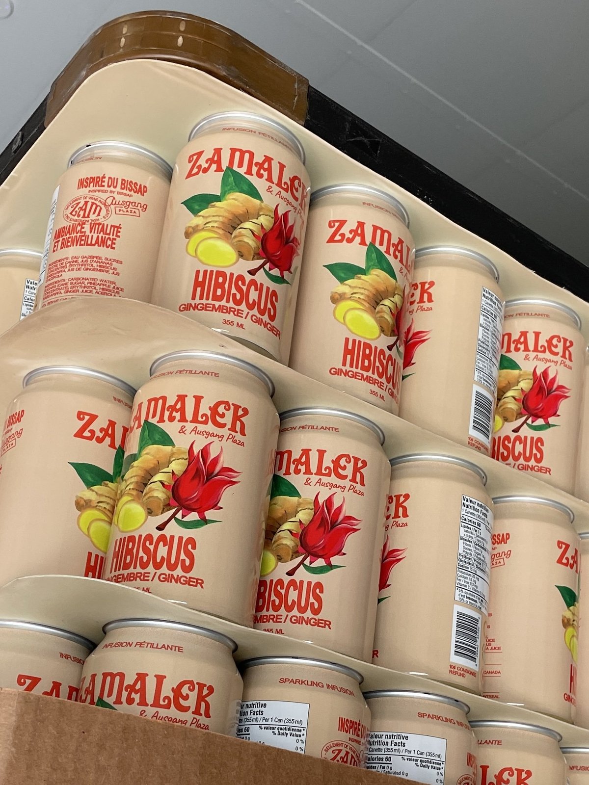 Zamalek Hibiscus Ginger (355ml can)
